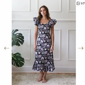 MILLE Klara Floral Dress in Tropical Night